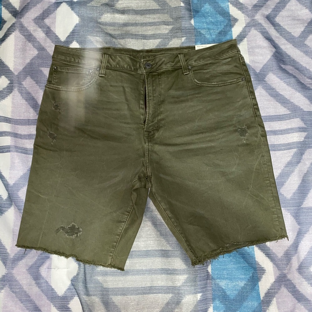 Abercrombie Green Shorts